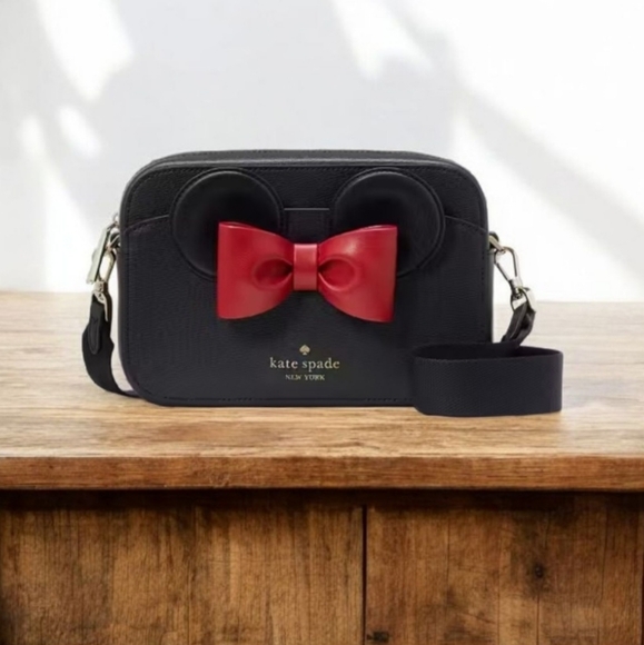 kate spade Handbags - Kate Spade ♠️ ❤🤍🖤 Minnie Mouse Camera Bag -  NWT ❤️‍🔥